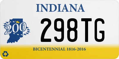 IN license plate 298TG