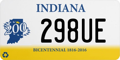 IN license plate 298UE