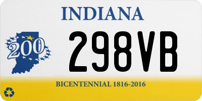 IN license plate 298VB