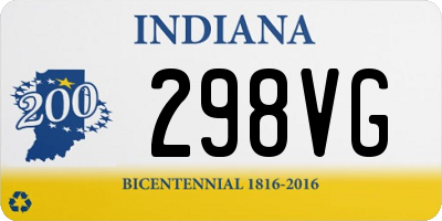 IN license plate 298VG