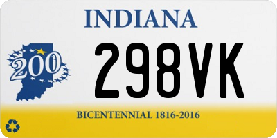 IN license plate 298VK