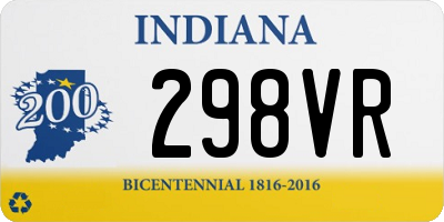 IN license plate 298VR