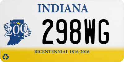 IN license plate 298WG