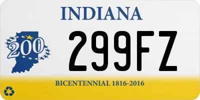 IN license plate 299FZ