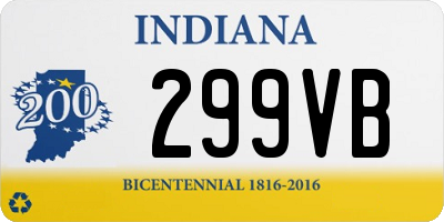 IN license plate 299VB