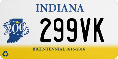 IN license plate 299VK