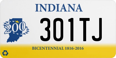 IN license plate 301TJ