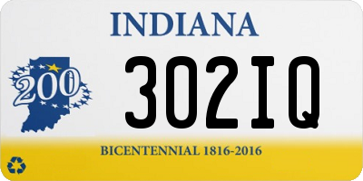 IN license plate 302IQ