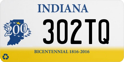 IN license plate 302TQ