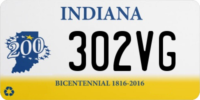 IN license plate 302VG