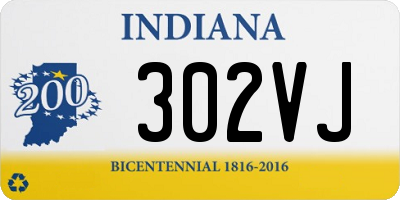 IN license plate 302VJ