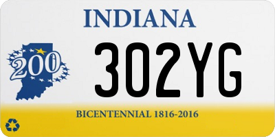 IN license plate 302YG