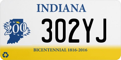 IN license plate 302YJ