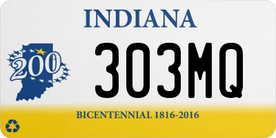 IN license plate 303MQ
