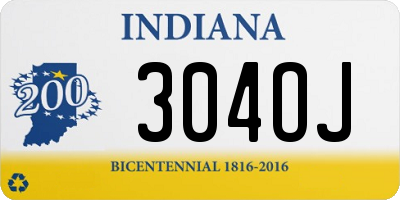 IN license plate 304OJ