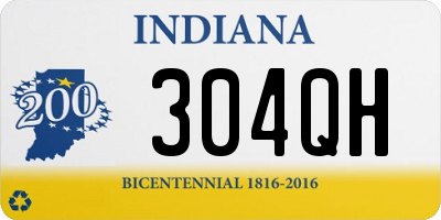 IN license plate 304QH