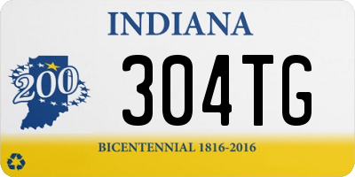 IN license plate 304TG