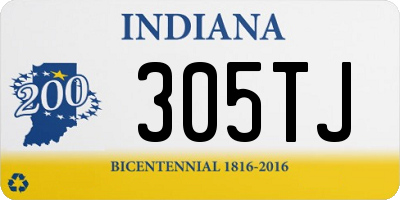 IN license plate 305TJ