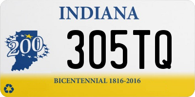 IN license plate 305TQ