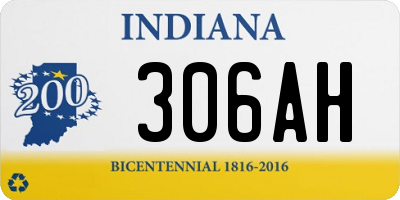 IN license plate 306AH