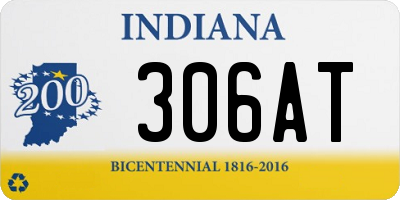 IN license plate 306AT