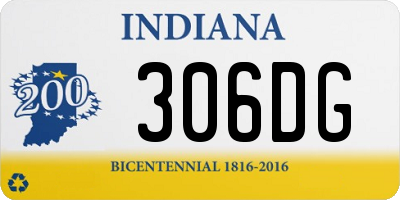 IN license plate 306DG