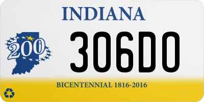 IN license plate 306DO