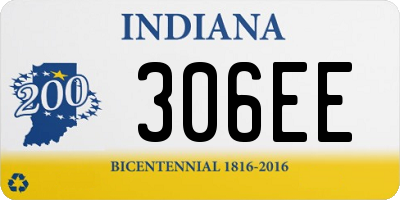 IN license plate 306EE