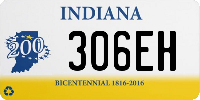 IN license plate 306EH