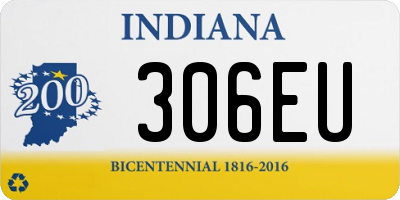 IN license plate 306EU