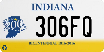 IN license plate 306FQ