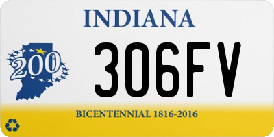 IN license plate 306FV