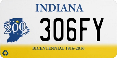 IN license plate 306FY