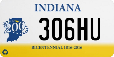 IN license plate 306HU