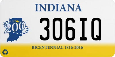 IN license plate 306IQ