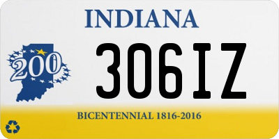 IN license plate 306IZ