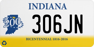 IN license plate 306JN