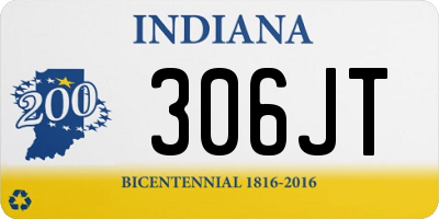 IN license plate 306JT