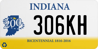 IN license plate 306KH