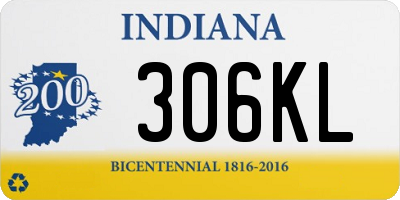 IN license plate 306KL