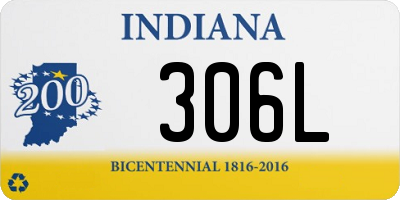 IN license plate 306L