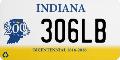 IN license plate 306LB