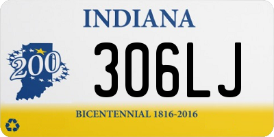 IN license plate 306LJ