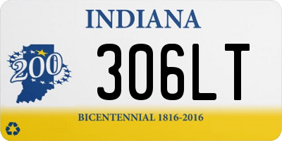 IN license plate 306LT