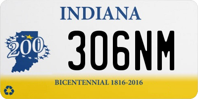 IN license plate 306NM