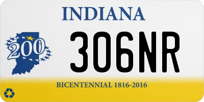 IN license plate 306NR