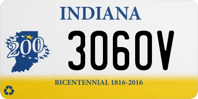 IN license plate 306OV