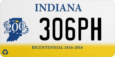 IN license plate 306PH