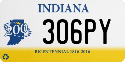 IN license plate 306PY