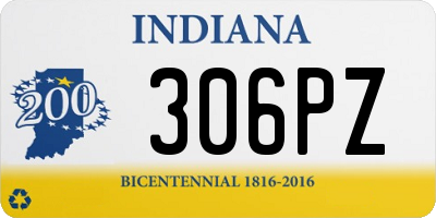 IN license plate 306PZ